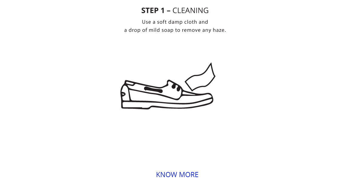 Patent Leather Shoe Cleaning