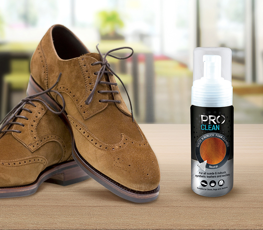 PRO Clean Foam Shoe Cleaner - Safe for all types of shoes