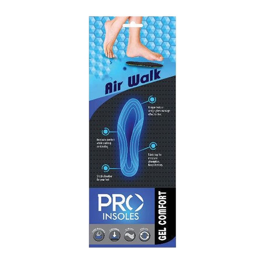 Pro Airwalk gel comfort insoles