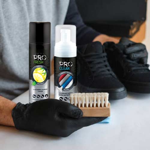 sneaker maintenance with sneaker cleaning kit