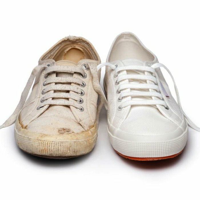 What makes white shoes whiter?